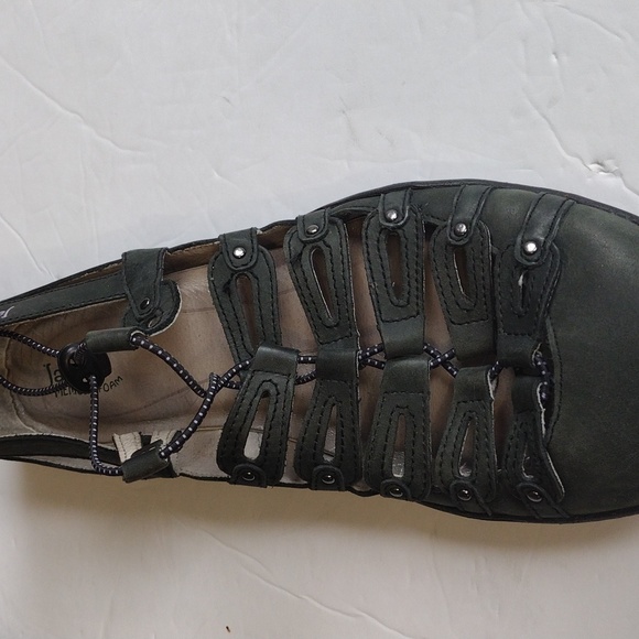 JAMBU Memory Foam Green Leather Sandals | Size 9M - Picture 5 of 13